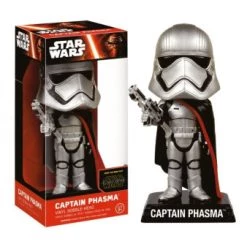Rabatt 👍 Star Wars: Episode VII - Captain Phasma - Funko Pop! Wacky Wobbler Wackelkopf 🔔