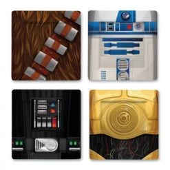 Bestpreis 😉 Underground Toys Star Wars: Untersetzer Set "Star Wars Charactere" ⭐