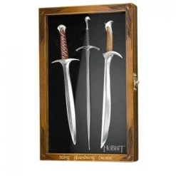 Schlussverkauf 🥰 Noble Collection Der Hobbit: Brieföffner Set "Schwerter" (Edelstahl) ⭐