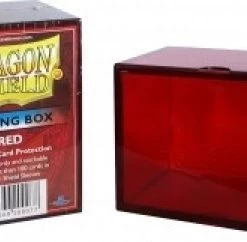 Neu ✨ Arcane Tinmen Dragon Shield: Gaming Box / Aufbewahrungsbox Für Sammelkarten - Rot 🌟