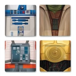 Brandneu ✔️ Underground Toys Star Wars: Untersetzer Set "I Am Jedi" ✨