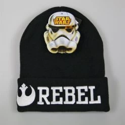 Budget ⌛ Starter Star Wars: Mütze "REBEL Logo" - Schwarz / Weiß ⭐