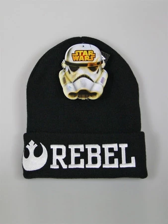 Budget ⌛ Starter Star Wars: Mütze "REBEL Logo" - Schwarz / Weiß ⭐