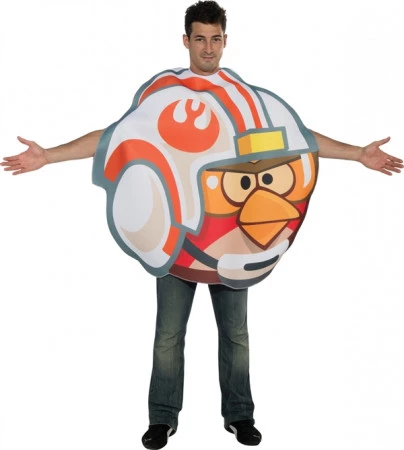 Aktion ⌛ Rubies Star Wars: Angry Bird - Kostüm "Luke Fighter" - Erwachsene 👍