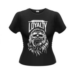 Bestpreis 🔥 PHD Merchandise Star Wars: Girlie T-Shirt "Chewbacca Loyalty" - Schwarz 💯