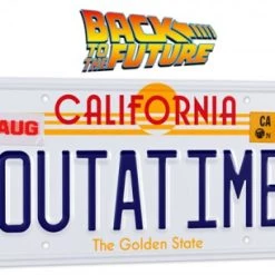 Billig 🔥 Doctor Collector Zurück In Die Zukunft: DeLorean Nummernschild "Outatime" - Replik 🔥